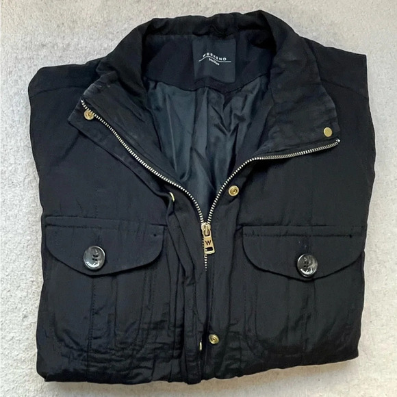 MaxMara Utility Jacket Anorak Black Women’s size XS-Autumn-Fall-Winter-Rain - Picture 3 of 6